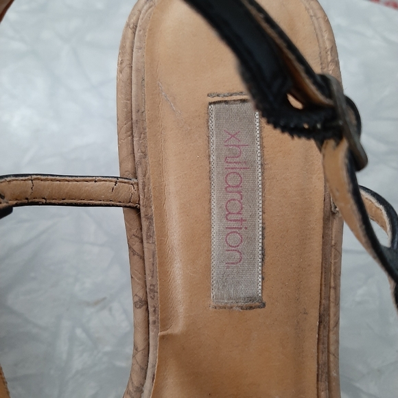 Black strappy sandal espadrilles 8 - Picture 7 of 10